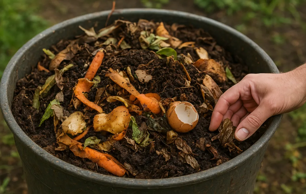 elementos para compostagem