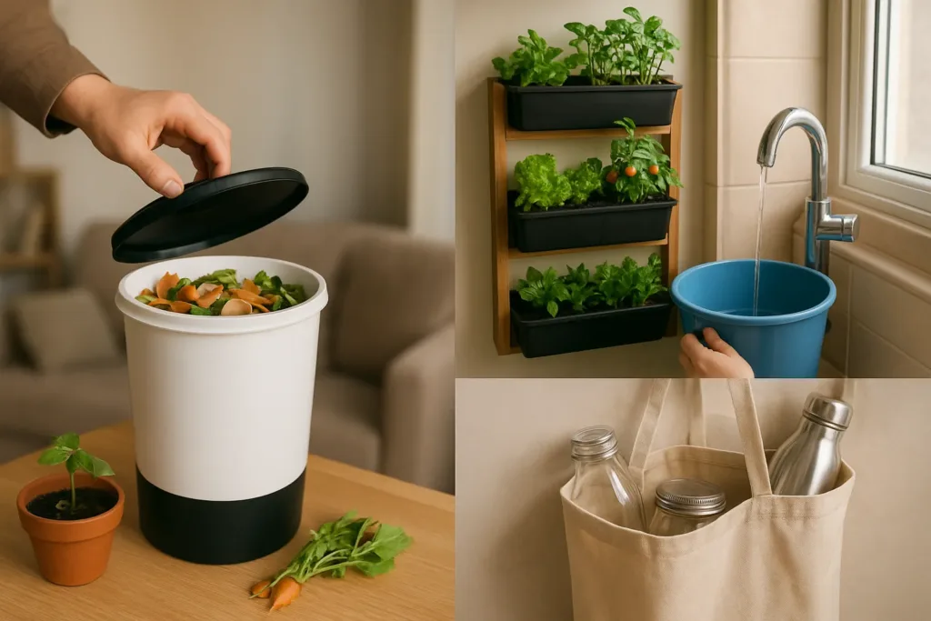 7 Ideias de Sustentabilidade para Apartamentos Pequenos e Econômicos