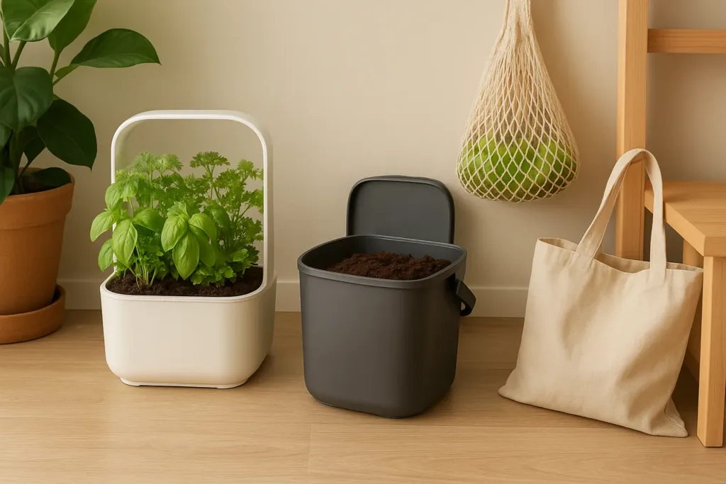 10 Soluções de Sustentabilidade para Quem Mora em Espaços Pequenos