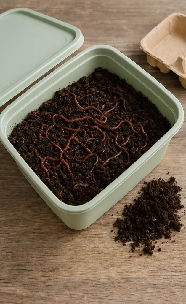 vermicompostagem com minhocas